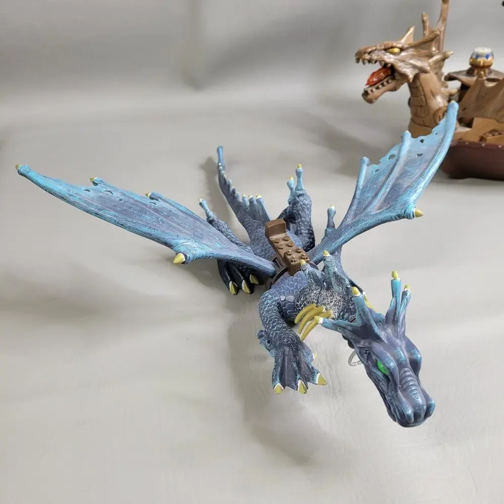 MEGA BLOKS Dragons Krystal Wars Man-O-War Ship Set 9895 Incomplete Dragon Works